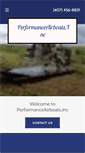 Mobile Screenshot of performanceairboats.com